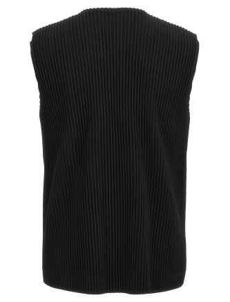 Pleated vest #