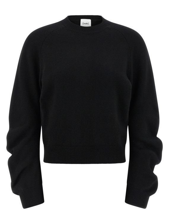 Curved sleeve sweater #1