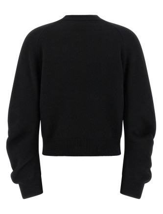 Curved sleeve sweater #
