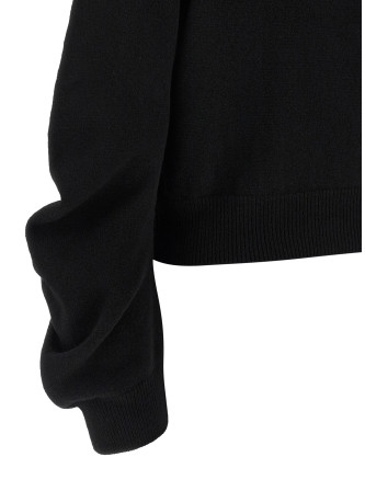 Curved sleeve sweater #