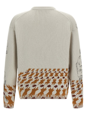 Jacquard pattern sweater #