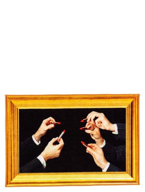 Seletti x Toiletpaper 'Lipstick' bath mat #1