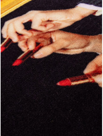 Seletti x Toiletpaper 'Lipstick' bath mat #