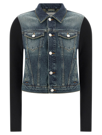 'Hybrid Rib Denim' jacket