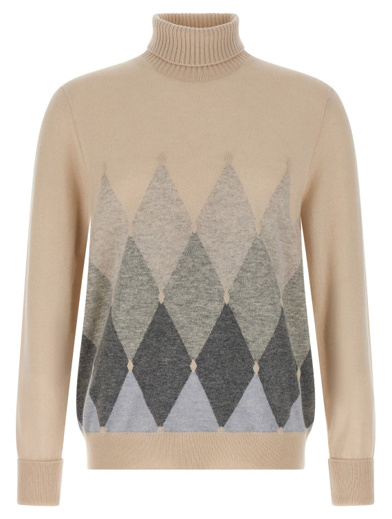 Argyle turtleneck #1