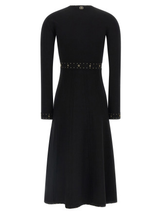 Rhinestone studded dress #