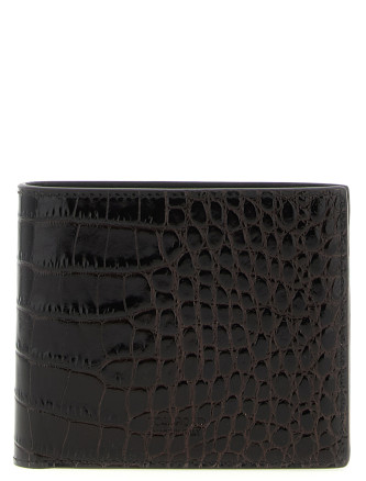Crocodile leather wallet