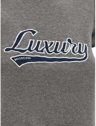 'Shrunk Luxury Script' T-shirt #