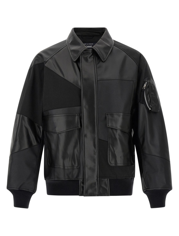 Panel construction bomber jacket #1