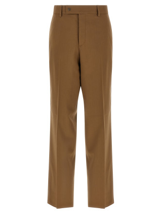 Gabardine wool trousers