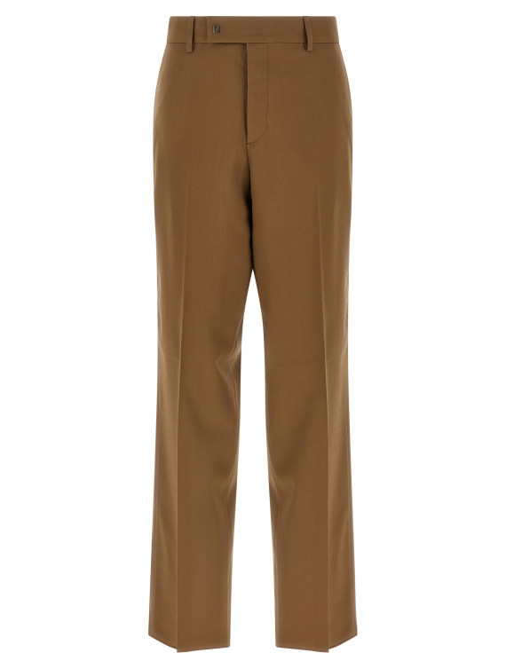 Gabardine wool trousers #1