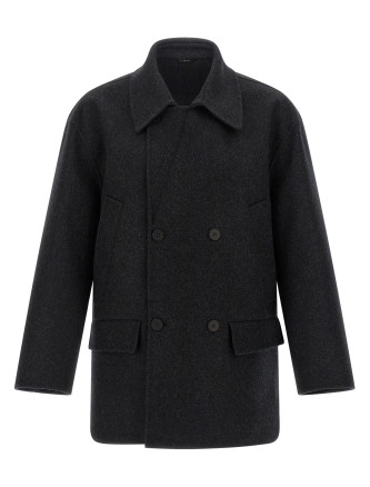 Felt wool coat