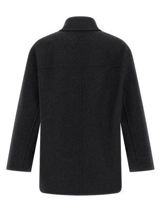 Felt wool coat #