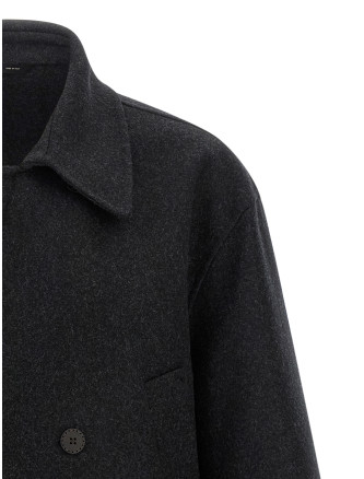 Felt wool coat #