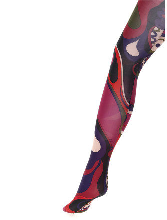 Patterned printed tights #