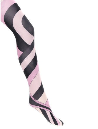 Patterned printed tights