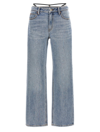 'Prestyle Diamante Charm' jeans