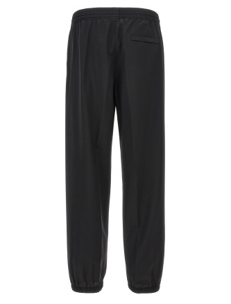 Logo placcetta pants #