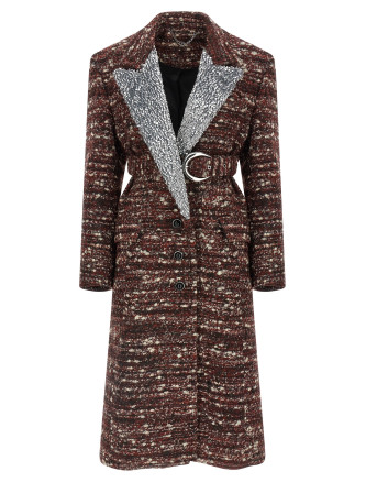 Bouclé wool coat