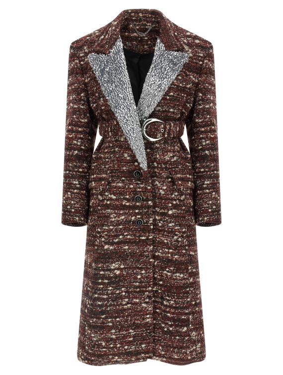 Bouclé wool coat #1