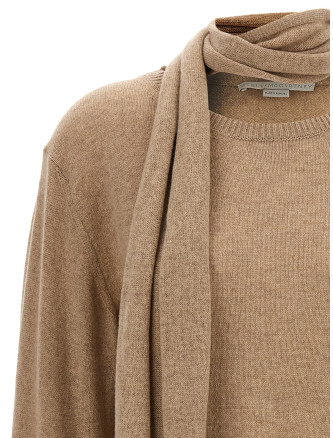 Scarf detail sweater #