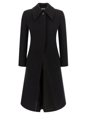 Wool and cashmere coat