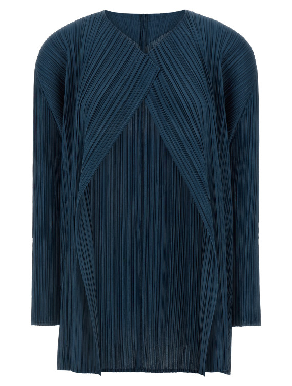 'Mellow Pleats' cardigan #1