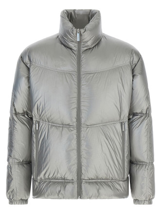 Metallic shield down jacket