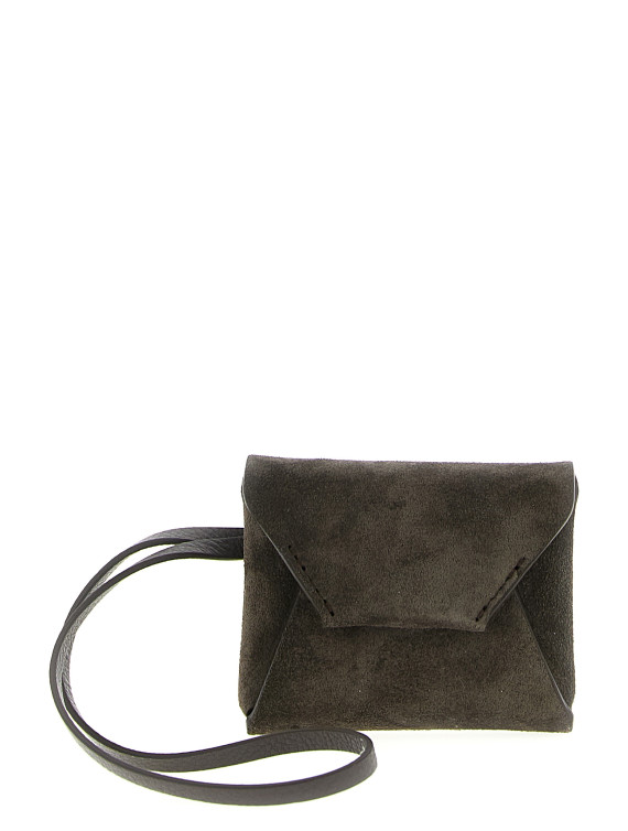 Suede bag charm #1