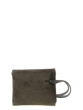 Suede bag charm #
