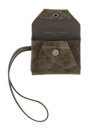 Suede bag charm #
