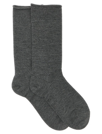 Cashmere knit socks