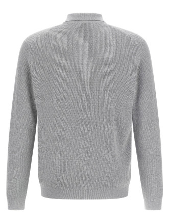 Honeycomb cotton polo shirt #