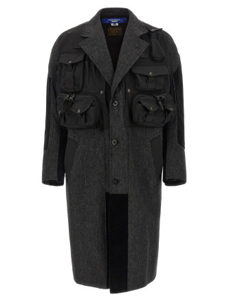 Filson x Junya Watanabe patchwork coat