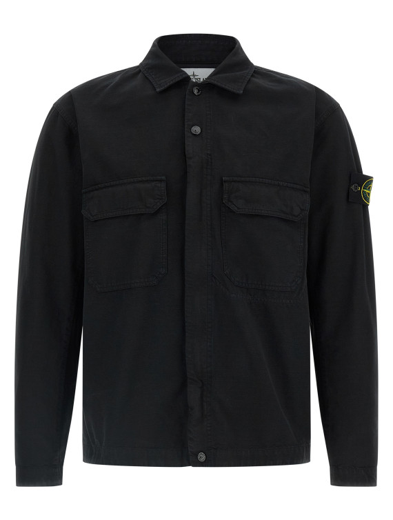 Raw cotton overshirt #1