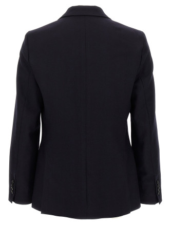 Single-breasted wool blazer #