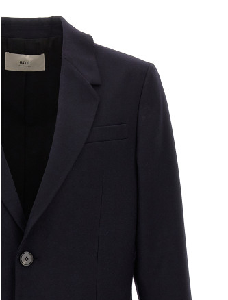 Single-breasted wool blazer #