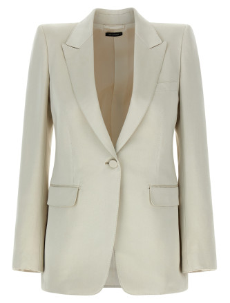 Duchesse single-breasted blazer