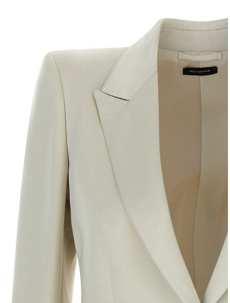 Duchesse single-breasted blazer #