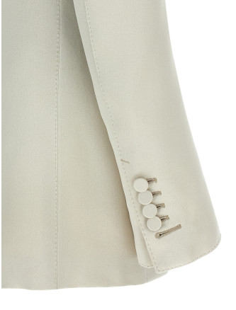 Duchesse single-breasted blazer #