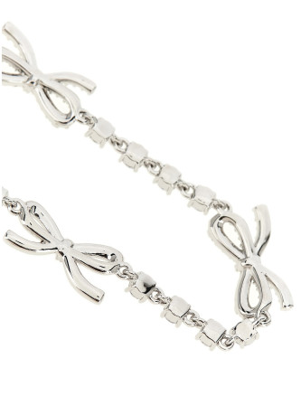 'Crystal Bow' necklace #