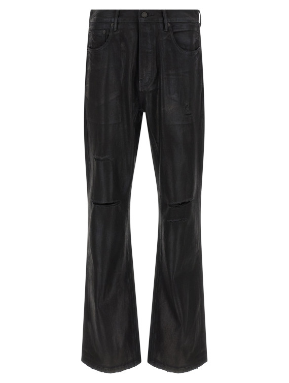 'P026 Rinsed Foil Boot' jeans #1