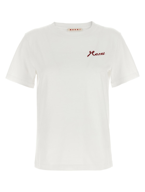 Flocked logo T-shirt #1