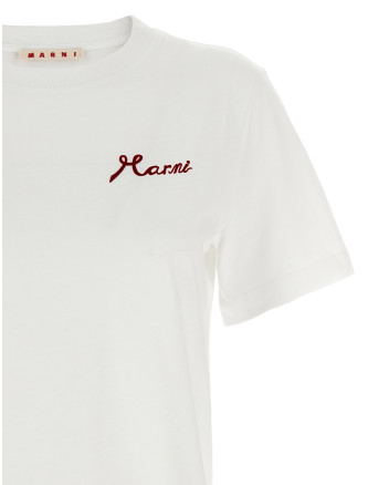 Flocked logo T-shirt #