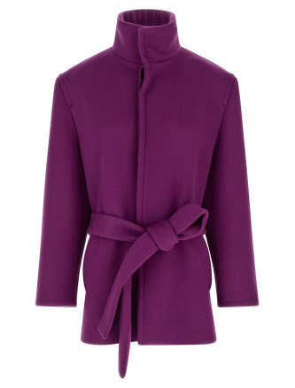 Double-face wool coat