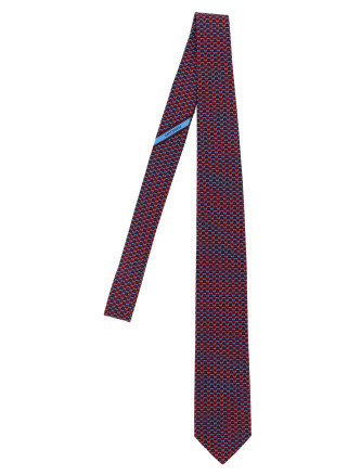'Gancini' print tie