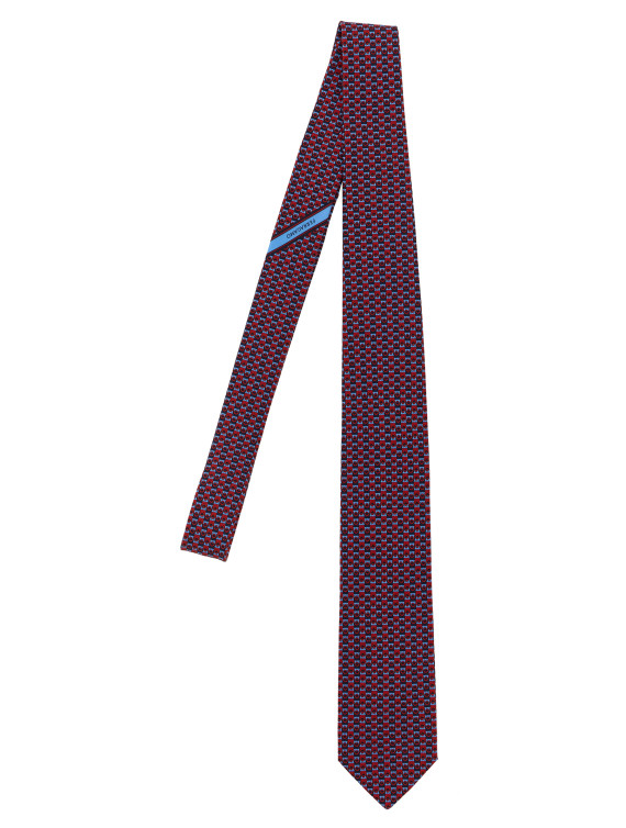 'Gancini' print tie #1