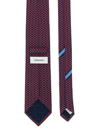 'Gancini' print tie #