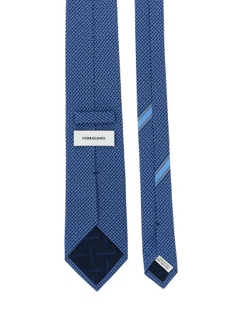 'Gancini' print tie #