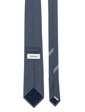 'Gancini' print tie #